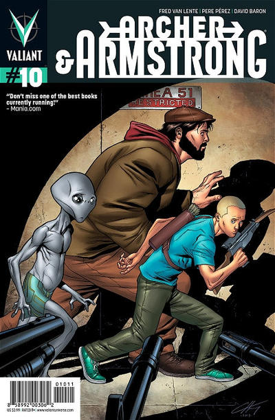 Cover for Archer and Armstrong (Valiant Entertainment, 2012 series) #10 [Cover A - Clayton Henry]