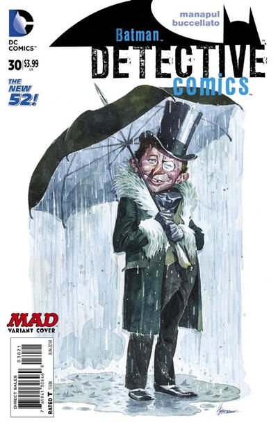 Cover for Detective Comics (DC, 2011 series) #30 [MAD Magazine Cover]