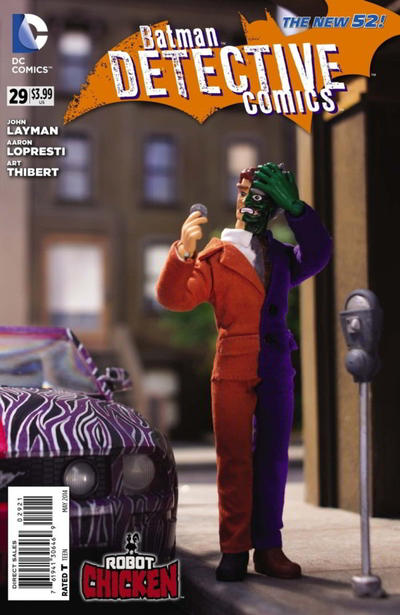 Cover for Detective Comics (DC, 2011 series) #29 [Robot Chicken Cover]