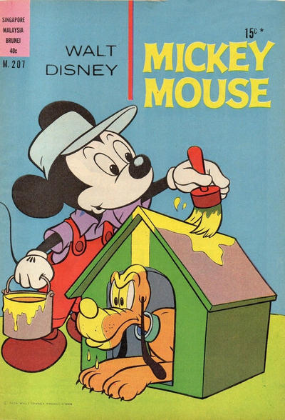 Cover for Walt Disney's Mickey Mouse (W. G. Publications; Wogan Publications, 1956 series) #207