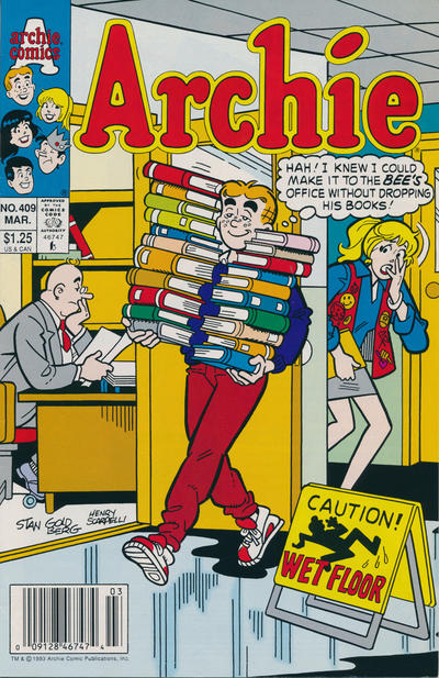 Cover for Archie (Archie, 1959 series) #409 [Newsstand]