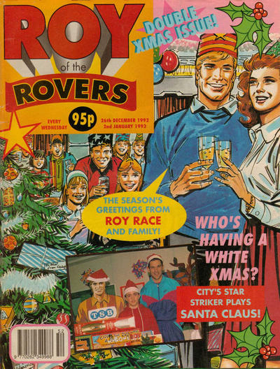 Cover for Roy of the Rovers (IPC, 1976 series) #26 December 1992 - 2 January 1993 [840]