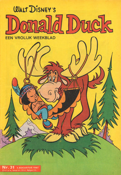 Cover for Donald Duck (Geïllustreerde Pers, 1952 series) #31/1967