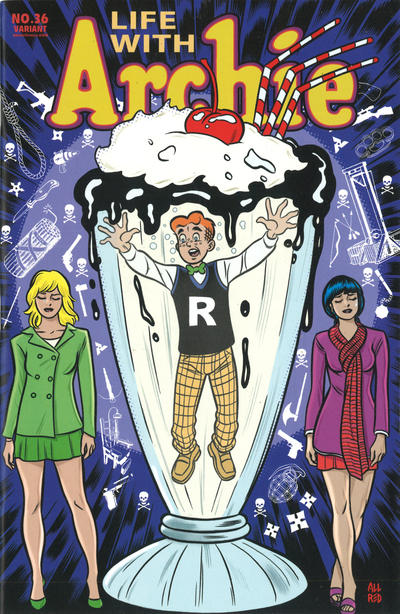 Cover for Life with Archie (Archie, 2010 series) #36 [Mike Allred Cover Variant]