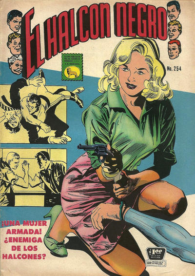 Cover for El Halcon Negro (Editora de Periódicos, S. C. L. "La Prensa", 1951 series) #254