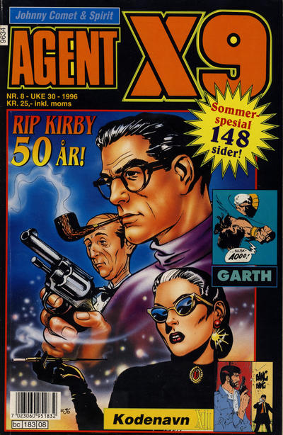 Cover for Agent X9 (Semic, 1976 series) #8/1996