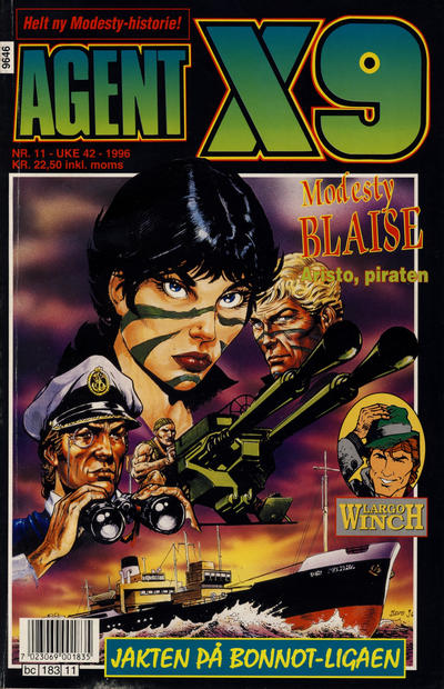 Cover for Agent X9 (Semic, 1976 series) #11/1996