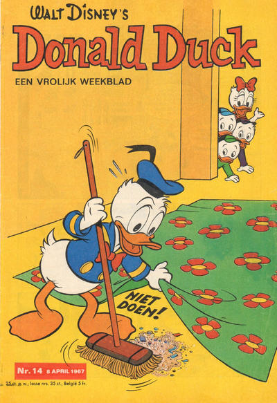 Cover for Donald Duck (Geïllustreerde Pers, 1952 series) #14/1967