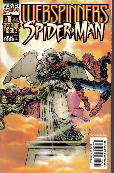 Cover for Webspinners: Tales of Spider-Man (Marvel, 1999 series) #1 [Sunburst Cover]