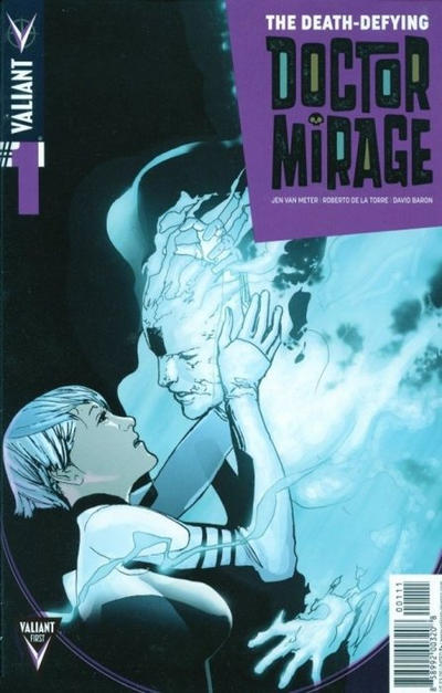 Cover for The Death-Defying Doctor Mirage (Valiant Entertainment, 2014 series) #1 [Cover A - Travel Foreman]
