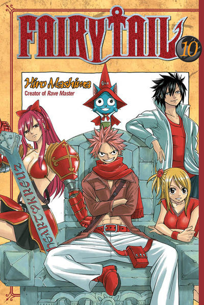 Cover for Fairy Tail (Kodansha USA, 2011 series) #10