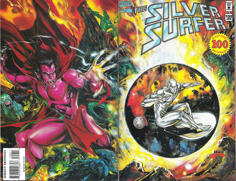 Cover for Silver Surfer (Marvel, 1987 series) #100 [Direct Non-Enhanced Cover]