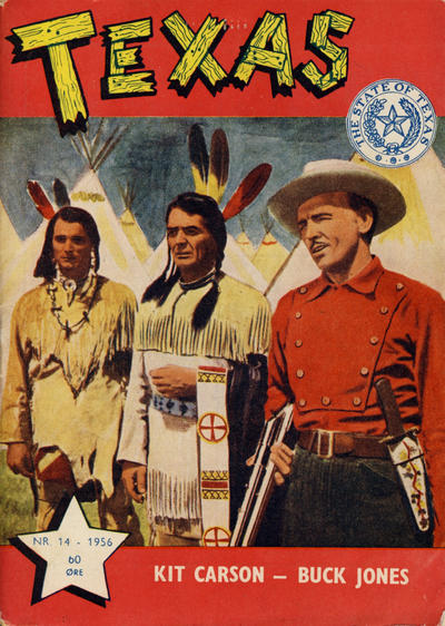 Cover for Texas (Serieforlaget / Se-Bladene / Stabenfeldt, 1953 series) #14/1956