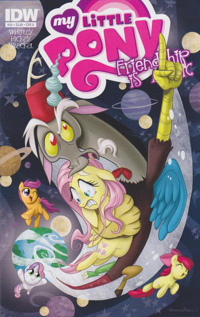 Cover for My Little Pony: Friendship Is Magic (IDW, 2012 series) #24 [Cover A - Brenda Hickey]
