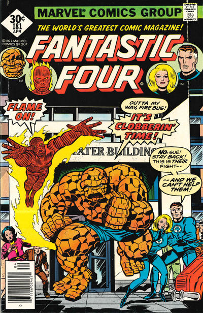 Cover for Fantastic Four (Marvel, 1961 series) #181 [Whitman]