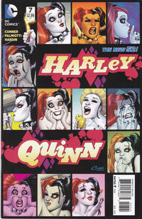 Cover Thumbnail for Harley Quinn (DC, 2014 series) #7 [Amanda Conner "Headshots" Cover]