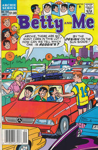 Cover Thumbnail for Betty and Me (Archie, 1965 series) #186 [Newsstand]