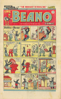 Cover Thumbnail for The Beano Comic (D.C. Thomson, 1938 series) #396