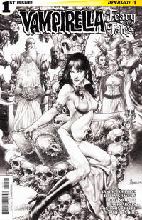 Cover Thumbnail for Vampirella: Feary Tales (Dynamite Entertainment, 2014 series) #1 [Cover F - Jay Anacleto Black and White Retailer Incentive Variant]