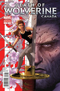 Cover Thumbnail for Death of Wolverine (Marvel, 2014 series) #3 [Canada Variant - Steve McNiven]