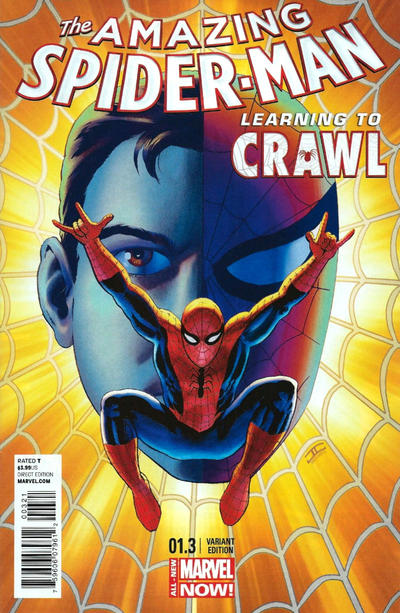 Cover for The Amazing Spider-Man (Marvel, 2014 series) #1.3 [Variant Edition - John Cassaday Cover]