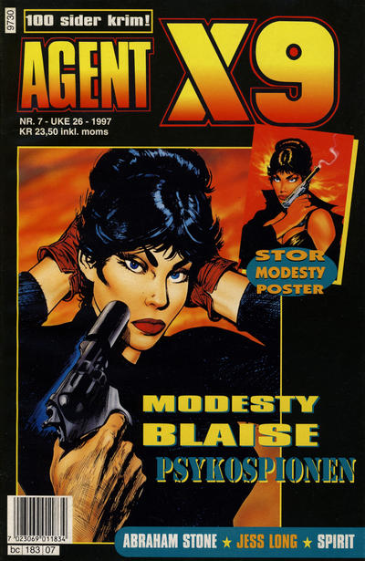 Cover for Agent X9 (Semic, 1976 series) #7/1997