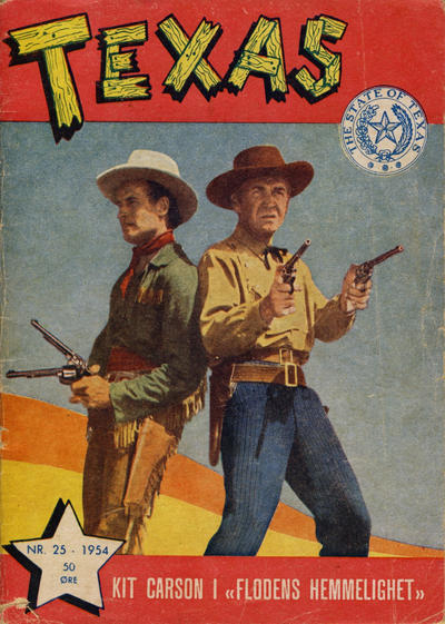 Cover for Texas (Serieforlaget / Se-Bladene / Stabenfeldt, 1953 series) #25/1954