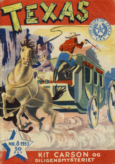 Cover for Texas (Serieforlaget / Se-Bladene / Stabenfeldt, 1953 series) #8/1953