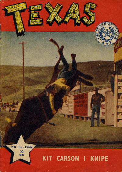 Cover for Texas (Serieforlaget / Se-Bladene / Stabenfeldt, 1953 series) #15/1954