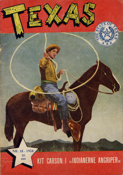 Cover for Texas (Serieforlaget / Se-Bladene / Stabenfeldt, 1953 series) #18/1954