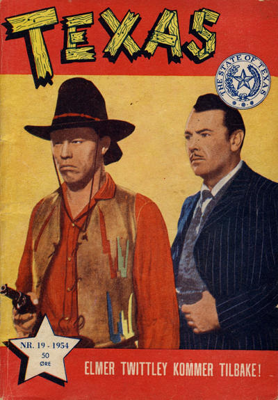 Cover for Texas (Serieforlaget / Se-Bladene / Stabenfeldt, 1953 series) #19/1954