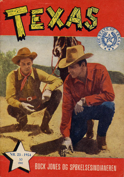Cover for Texas (Serieforlaget / Se-Bladene / Stabenfeldt, 1953 series) #23/1954