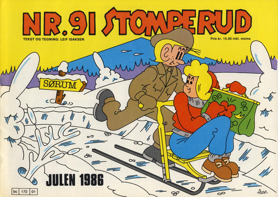 Cover for Nr. 91 Stomperud (Ernst G. Mortensen, 1938 series) #1986