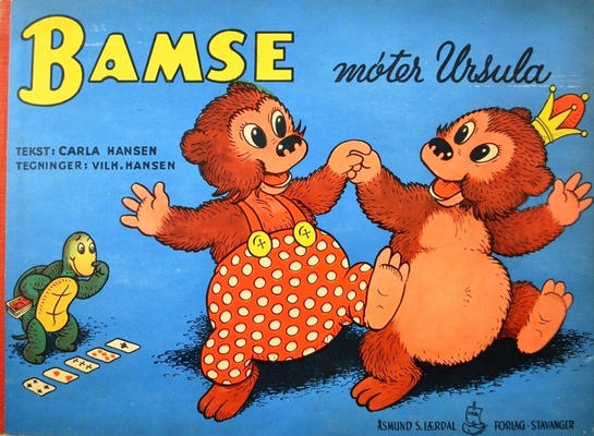 Cover for Bamse (Åsmund S. Lærdal Barneserier, 1954 series) #[2] - Bamse møter Ursula