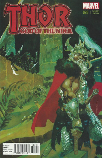Cover for Thor: God of Thunder (Marvel, 2013 series) #25 [R. M. Guéra Variant]