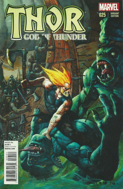 Cover for Thor: God of Thunder (Marvel, 2013 series) #25 [Simon Bisley Variant]