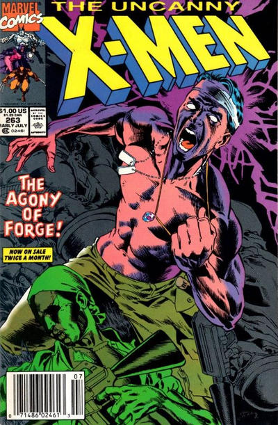 Cover for The Uncanny X-Men (Marvel, 1981 series) #263 [Newsstand]