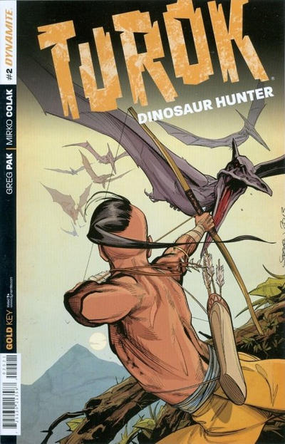 Cover for Turok: Dinosaur Hunter (Dynamite Entertainment, 2014 series) #2 [Retailer Incentive Cover]