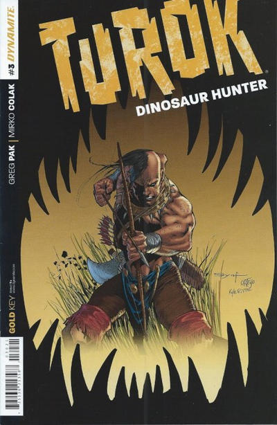 Cover for Turok: Dinosaur Hunter (Dynamite Entertainment, 2014 series) #3 [Retailer Incentive Cover Art by Ardian Syaf]