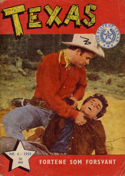 Cover for Texas (Serieforlaget / Se-Bladene / Stabenfeldt, 1953 series) #4/1955
