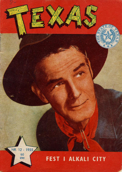 Cover for Texas (Serieforlaget / Se-Bladene / Stabenfeldt, 1953 series) #12/1955