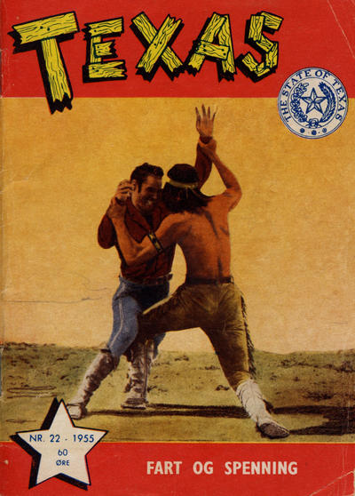 Cover for Texas (Serieforlaget / Se-Bladene / Stabenfeldt, 1953 series) #22/1955