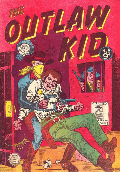 Cover for The Outlaw Kid (Horwitz, 1950 ? series) #6