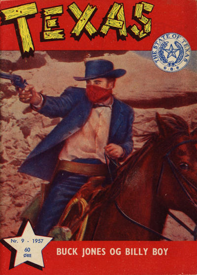 Cover for Texas (Serieforlaget / Se-Bladene / Stabenfeldt, 1953 series) #9/1957