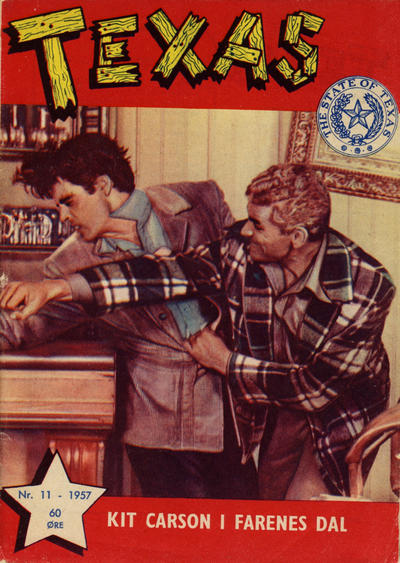 Cover for Texas (Serieforlaget / Se-Bladene / Stabenfeldt, 1953 series) #11/1957