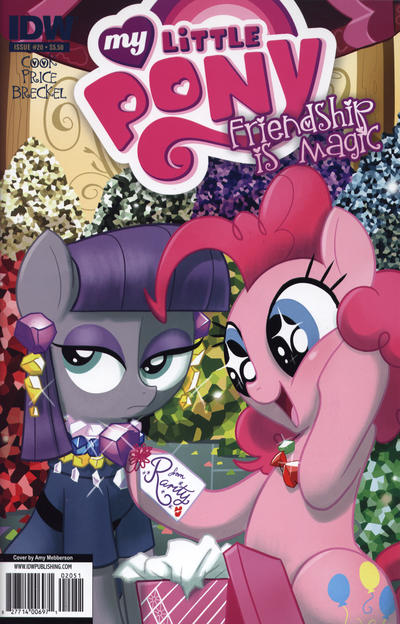 Cover for My Little Pony: Friendship Is Magic (IDW, 2012 series) #20 [Cover RE - Hot Topic Exclusive - Amy Mebberson]