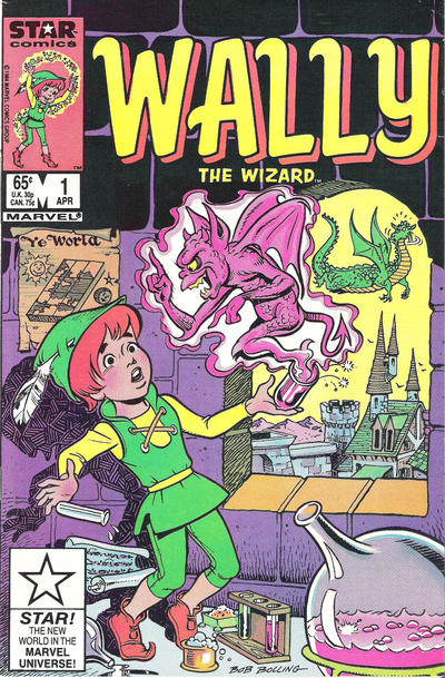 Cover for Wally the Wizard (Marvel, 1985 series) #1 [Star Chase]