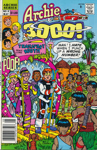 Cover Thumbnail for Archie 3000 (Archie, 1989 series) #8 [Newsstand]