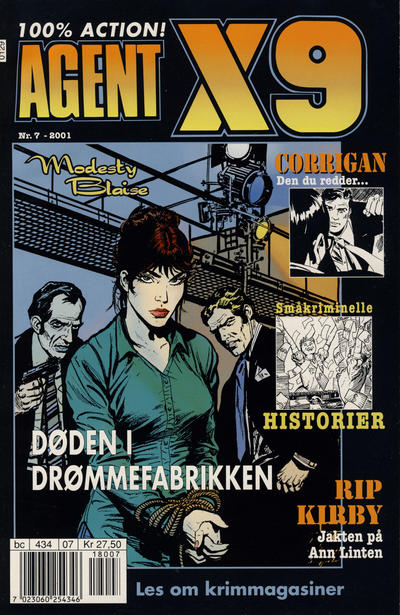 Cover for Agent X9 (Hjemmet / Egmont, 1998 series) #7/2001