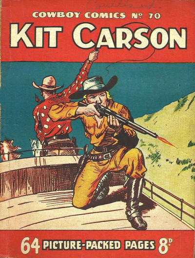 Cover for Cowboy Comics (Amalgamated Press, 1950 series) #70